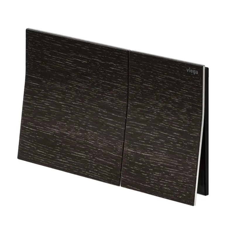 Viega K86201-SOJB Flush Plate (Stained Oak / Jet Black)