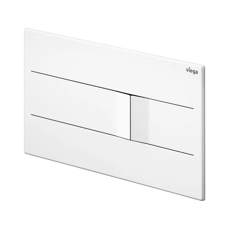 Viega K86211-BTW Flush Plate (Brushed / Traffic White)