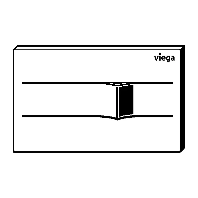 Viega K86211-BTW Flush Plate (Brushed / Traffic White)