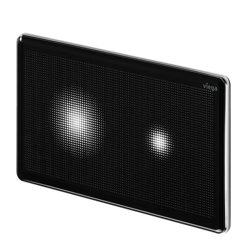 Viega K8625.1 Visign for More 205 Sensitive Flush Plate (Black)