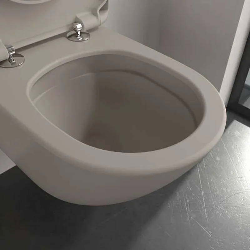Villeroy & Boch Antao 4674T0AM + 8M67S1AM Wall Mounted Toilet (Brown)