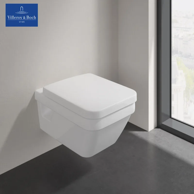 Villeroy & Boch Architectura Wall-Hung WC DirectFlush Combi-Pack (Rectangle Shape)