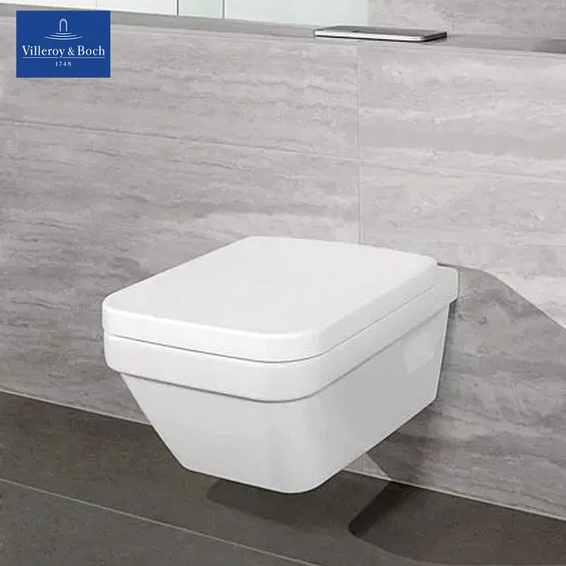 Villeroy & Boch Architectura Wall-Hung WC DirectFlush Combi-Pack (Rectangle Shape)