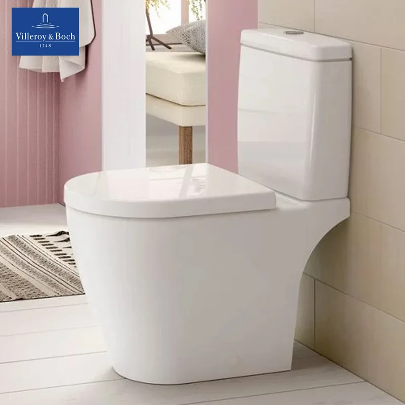 Villeroy & Boch Avento Close-Coupled WC with Soft-Close Seat