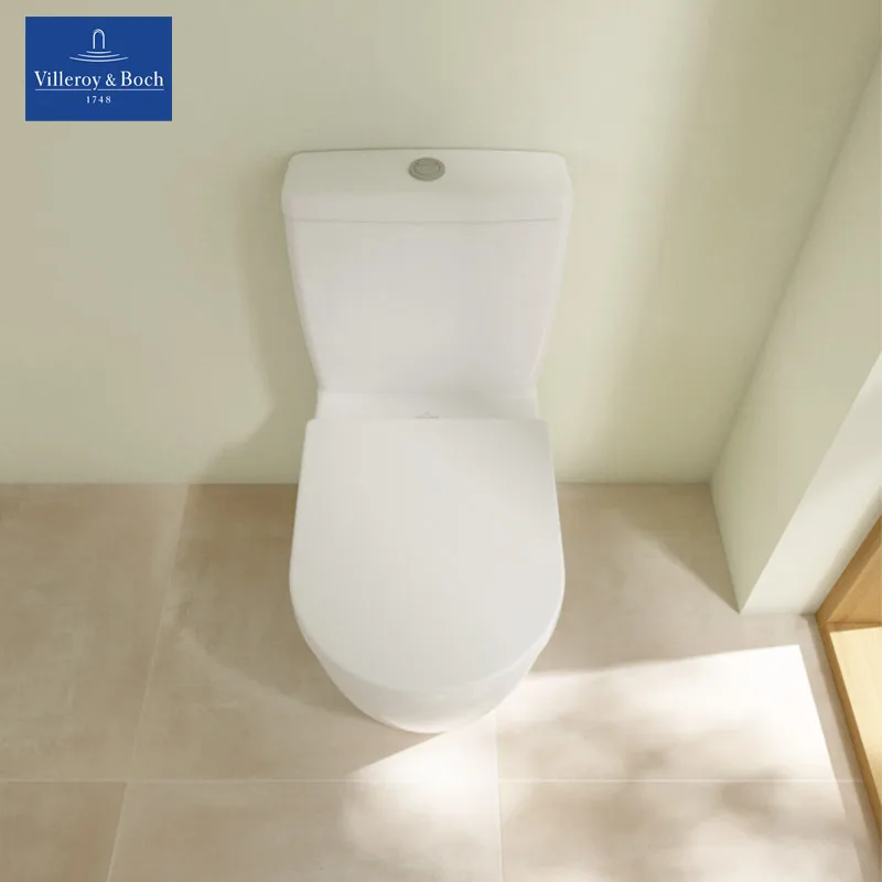 Villeroy & Boch Avento Close-Coupled WC with Soft-Close Seat