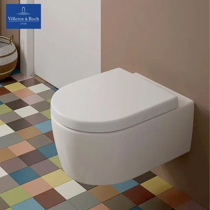 Villeroy & Boch Avento Wall-Hung WC with Original Soft-Close Seat & Cover