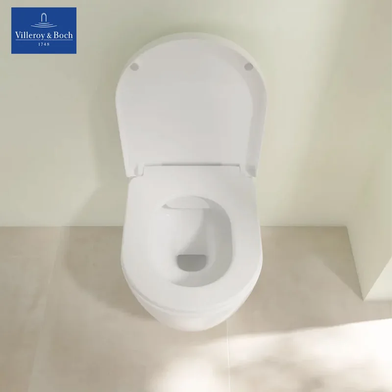 Villeroy & Boch Avento Wall-Hung WC with Original Soft-Close Seat & Cover