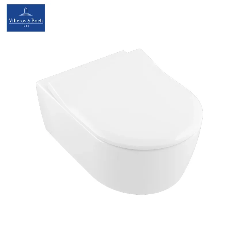 Villeroy & Boch Avento Wall-Hung WC with Original Soft-Close Slim Seat & Cover