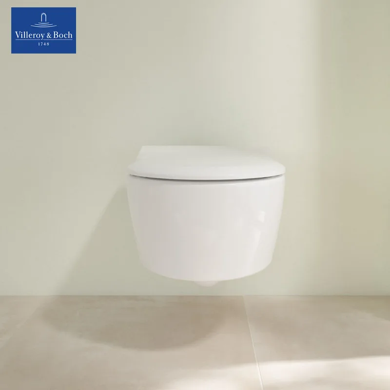 Villeroy & Boch Avento Wall-Hung WC with Original Soft-Close Slim Seat & Cover