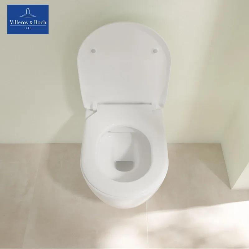 Villeroy & Boch Avento Wall-Hung WC with Original Soft-Close Slim Seat & Cover