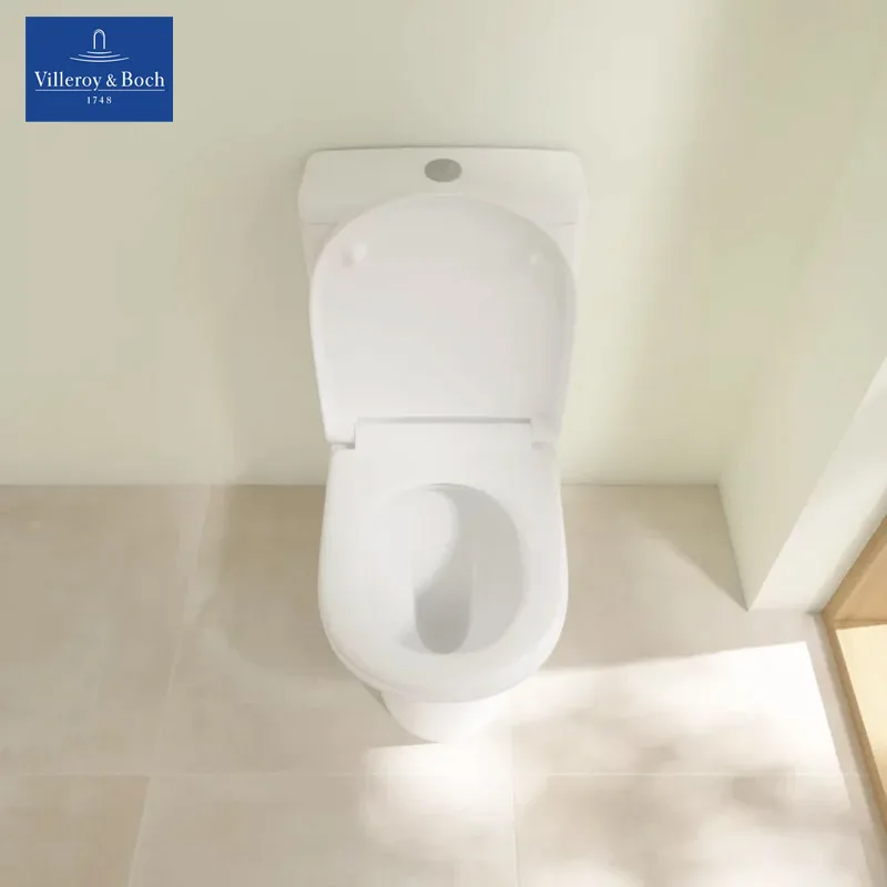 Villeroy & Boch O.novo Close-Coupled WC with Soft-Close Seat