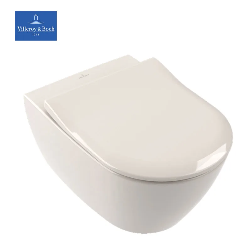 Villeroy & Boch Subway 2.0 Wall-Hung WC with Original Slim Soft-Close Seat & Cover