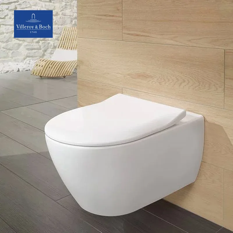 Villeroy & Boch Subway 2.0 Wall-Hung WC with Original Slim Soft-Close Seat & Cover