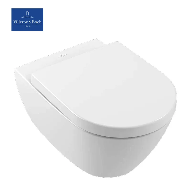 Villeroy & Boch Subway 2.0 Wall-Hung WC with Original Soft-Close Seat & Cover