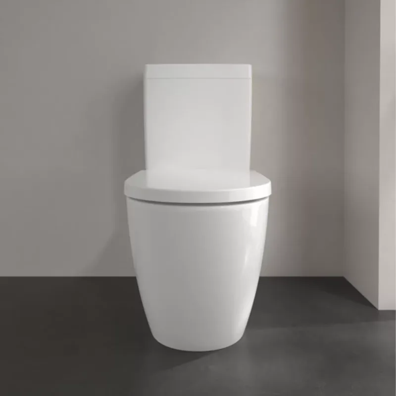 Villeroy & Boch Subway 3.0 Close-Coupled WC with Rimless TwistFlush — No Side Hole