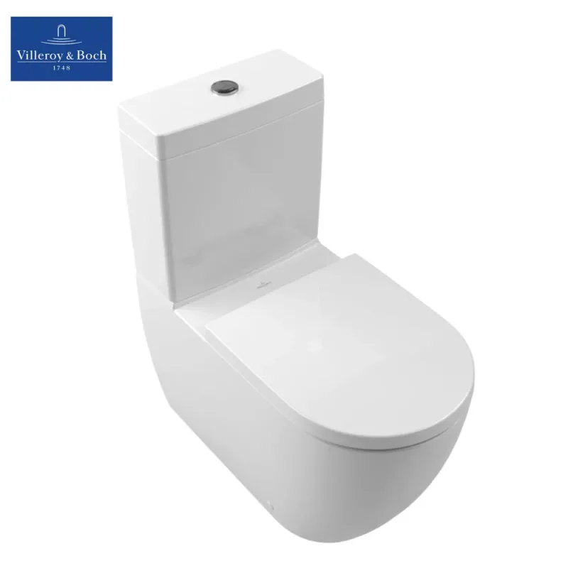 Villeroy & Boch Subway 3.0 Close-Coupled WC with Rimless TwistFlush