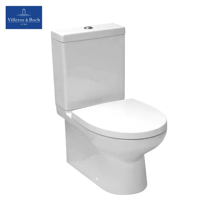 Villeroy & Boch Tube Close-Coupled WC with Soft-Close Seat