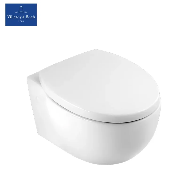 Villeroy & Boch Tube Wall-Hung WC with Original Soft-Close Seat & Cover