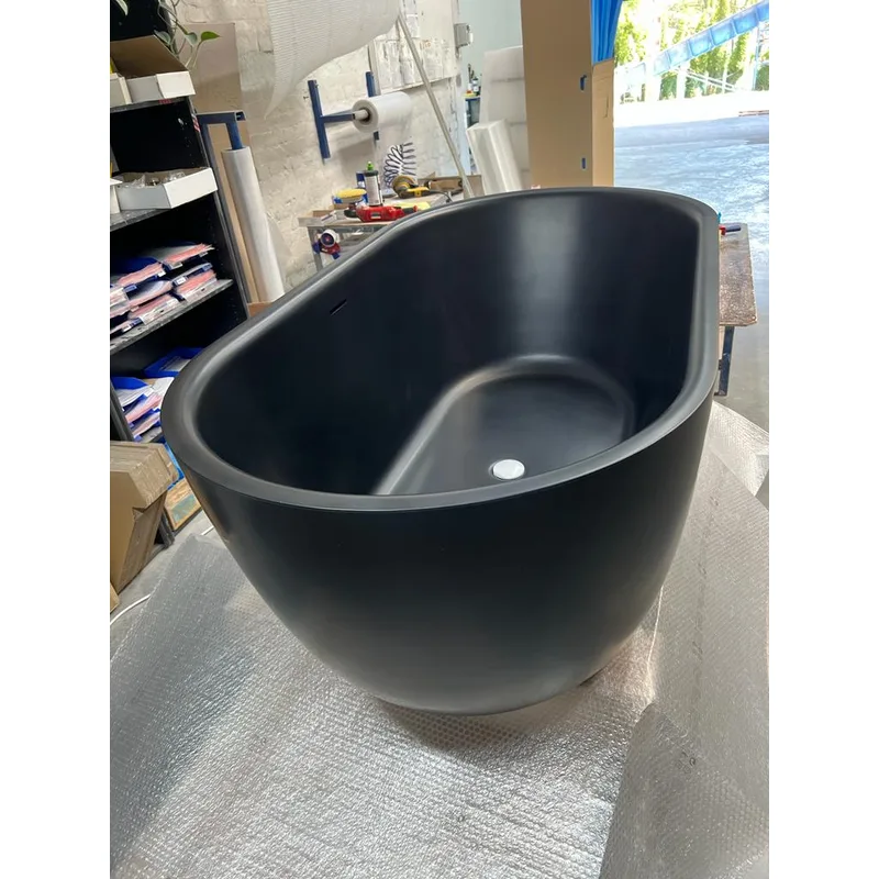0100-299 Free Standing Bathtub (Matt Black)