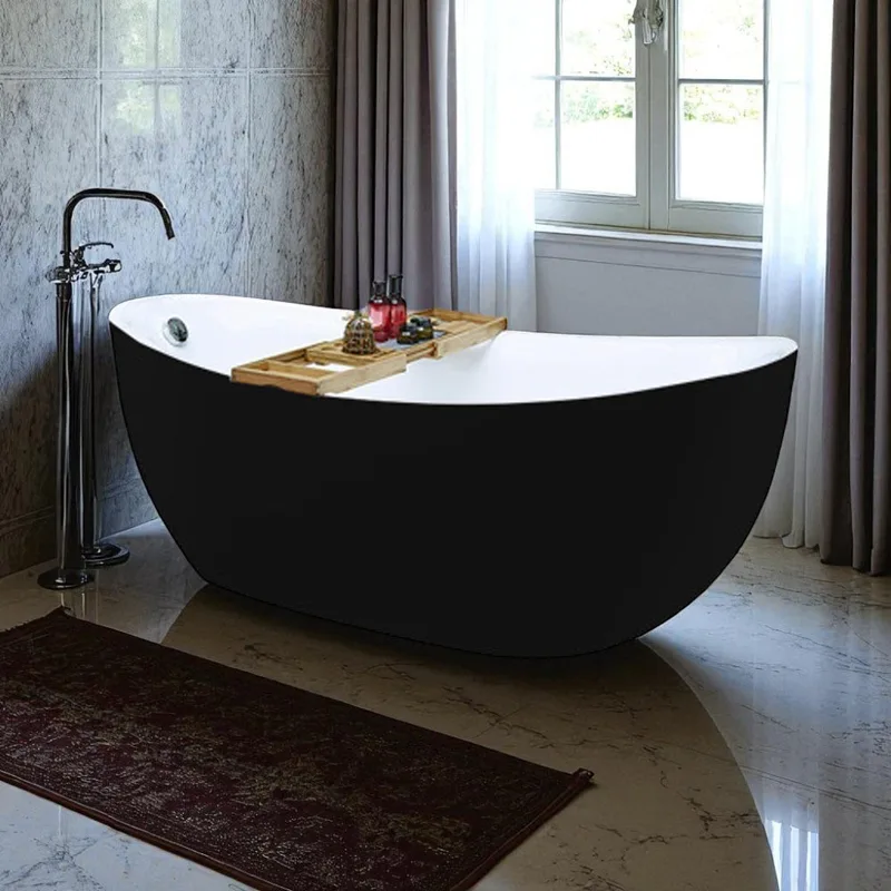 61010 Freestanding Bathtub (Black/Red/Blue)