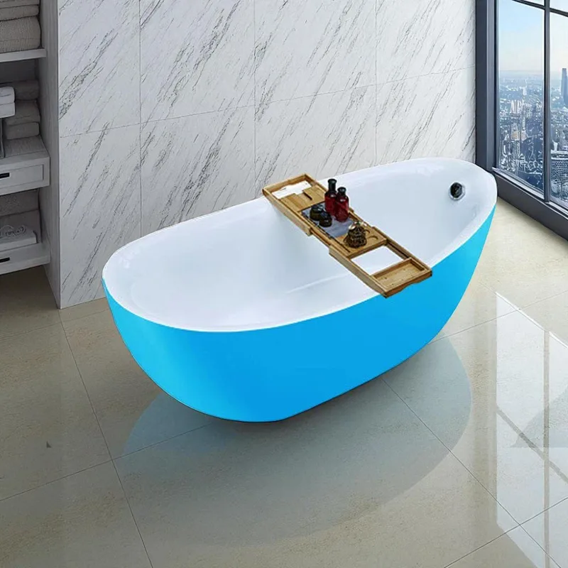 61010 Freestanding Bathtub (Black/Red/Blue)