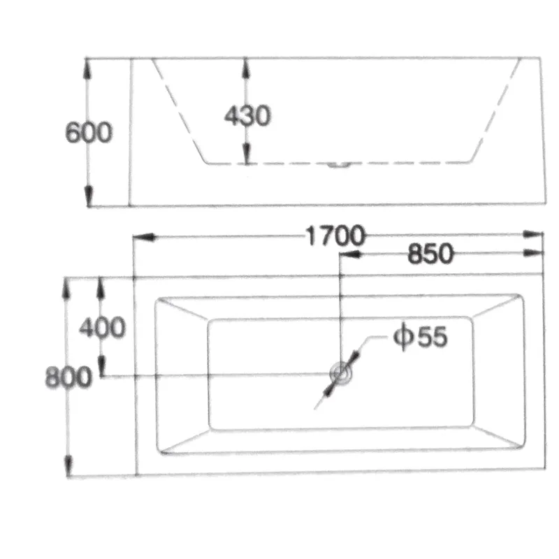 BT003B Freestanding Bathtub