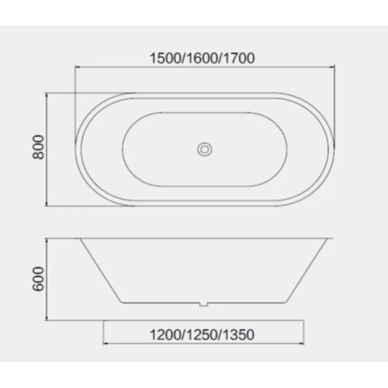 BT111 Freestanding Bathtub