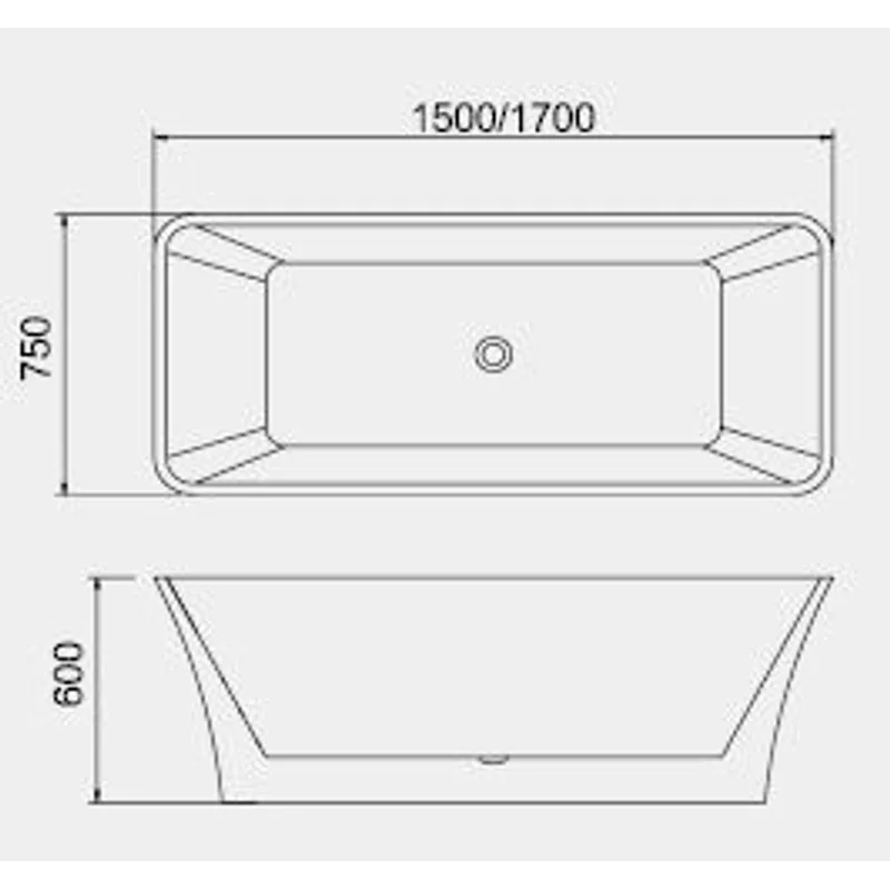 BT166 Freestanding Bathtub