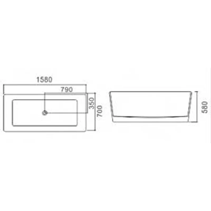 BTS03M Free Standing Bathtub