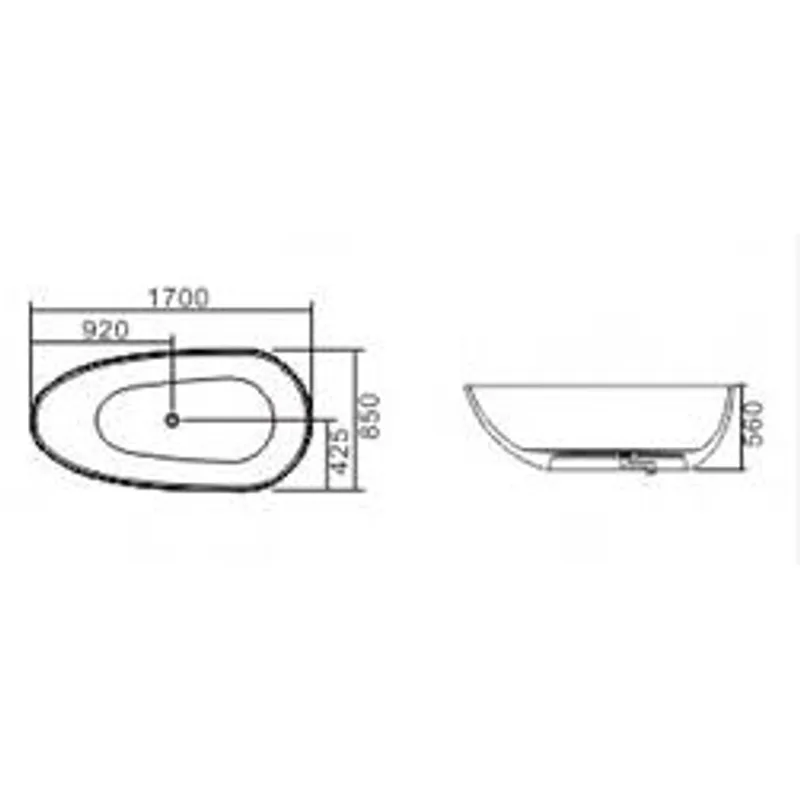 BTS06R Free Standing Bathtub