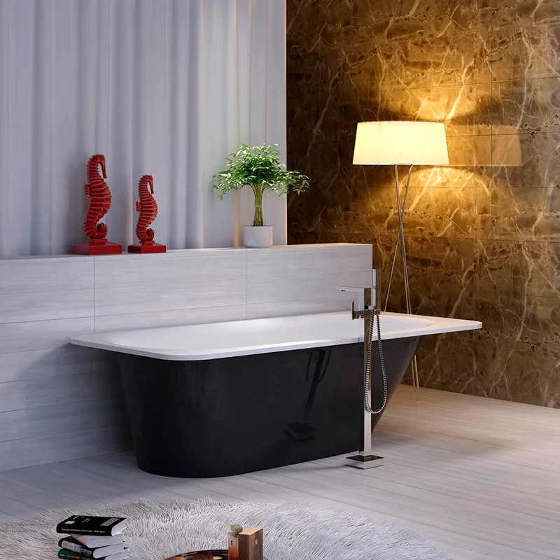 BTS41 Free Standing Bathtub (Black)