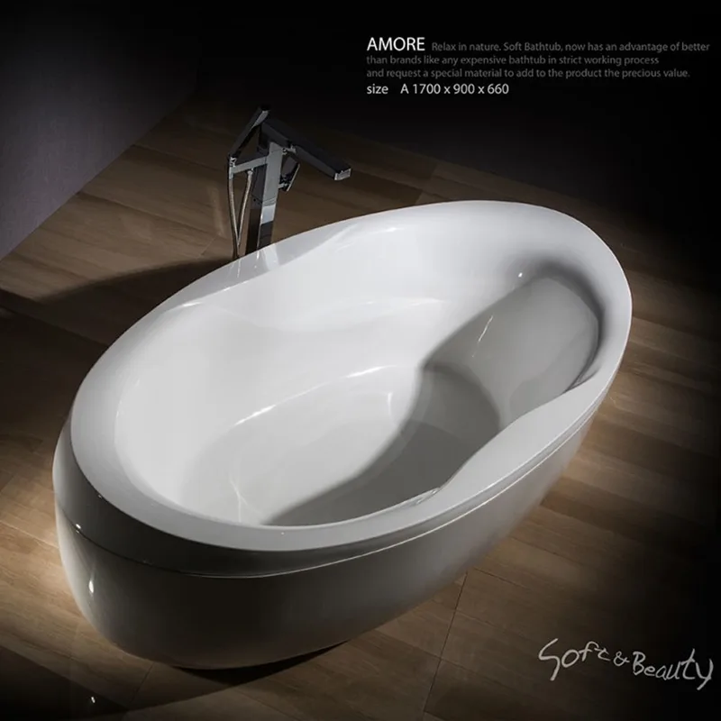 Soft Bathtub Amore Built-In Bathtub