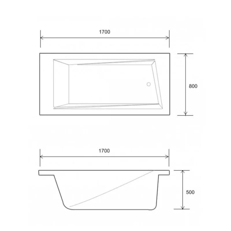 Soft Bathtub Chic Built-In Bathtub