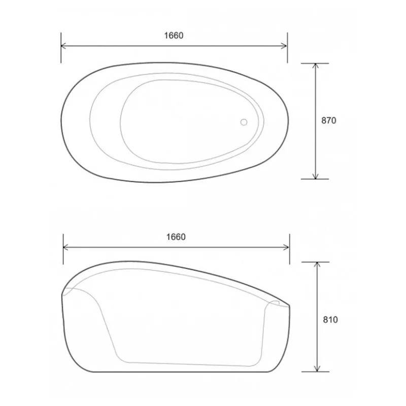 Soft Bathtub Hug Freestanding Bathtub