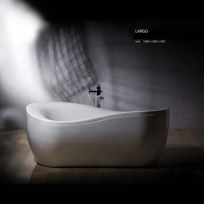 Soft Bathtub Largo Freestanding Bathtub