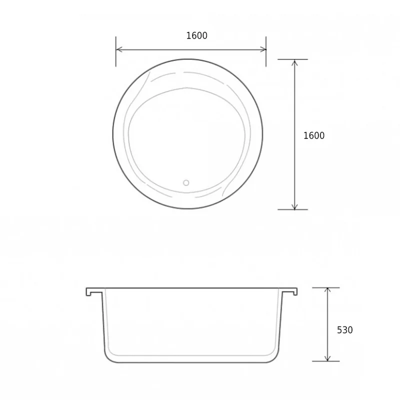 Soft Bathtub Mou Built-In Bathtub