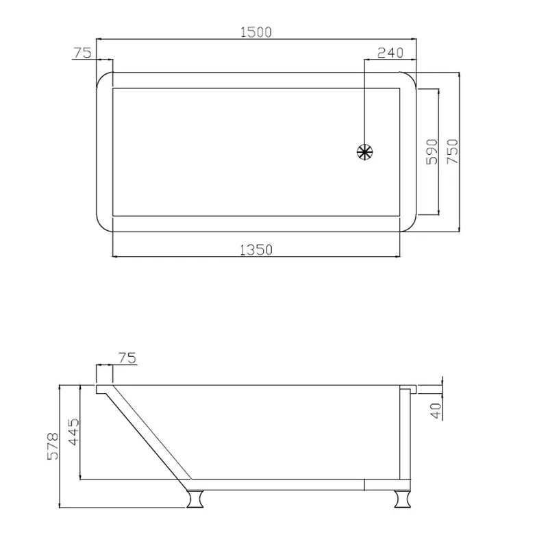 Soft Bathtub New01 Freestanding Bathtub