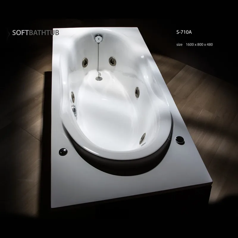 Soft Bathtub S-710 Built-In Bathtub