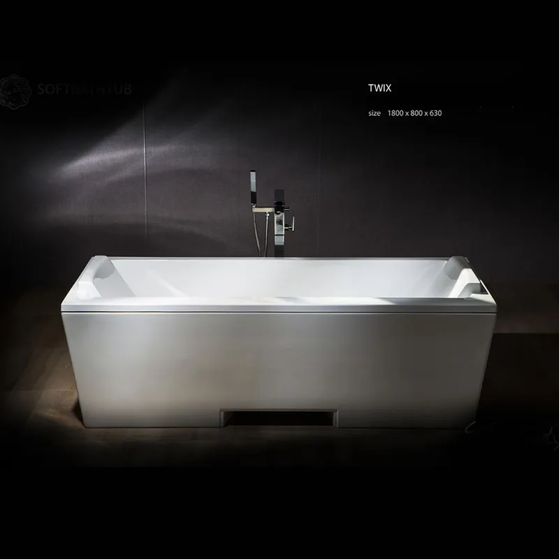 Soft Bathtub Twix Freestanding Bathtub