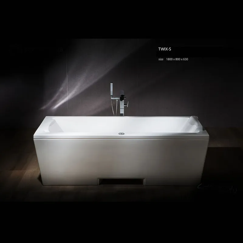 Soft Bathtub Twix-S Freestanding Bathtub