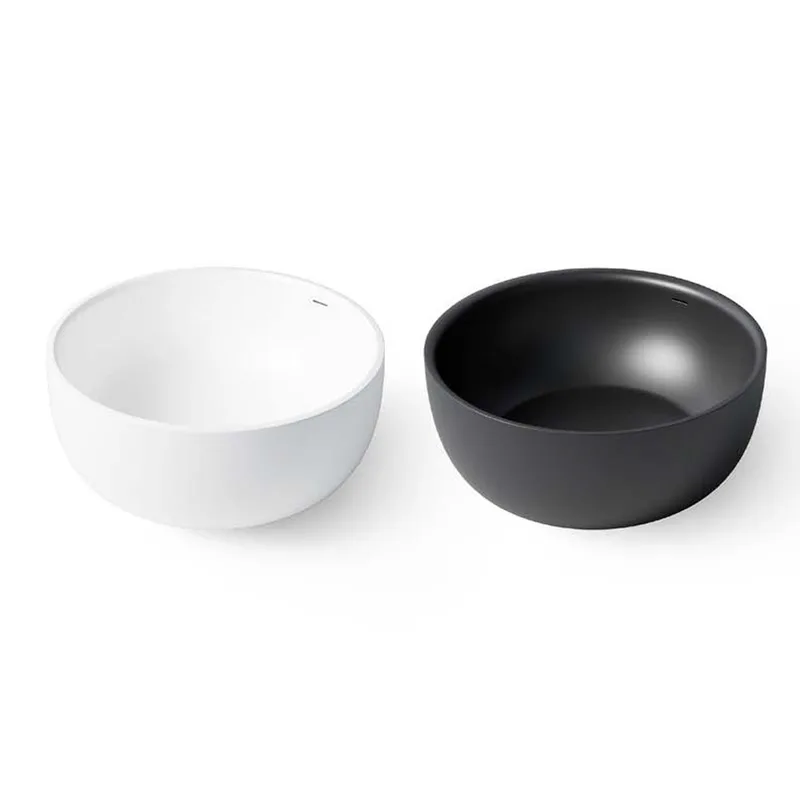 Z8612 Solid Surface Bathtub Light Grey