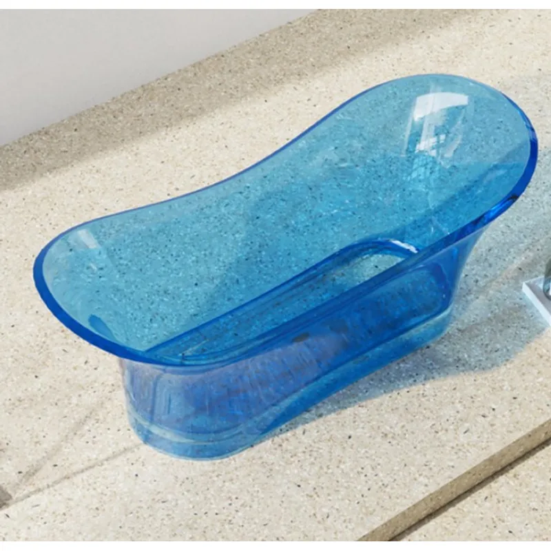 Z8614 Resin Bathtub Royal Blue