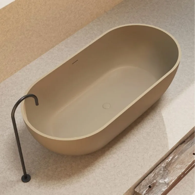 Z8619 Solid Surface Bathtub Light Camel