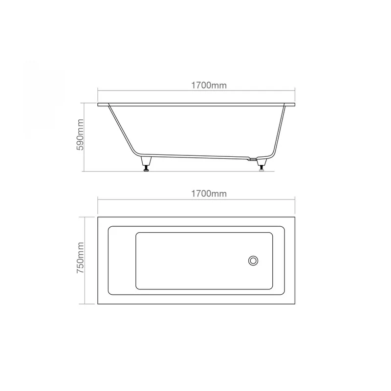 Z8636 Solid Surface Bathtub