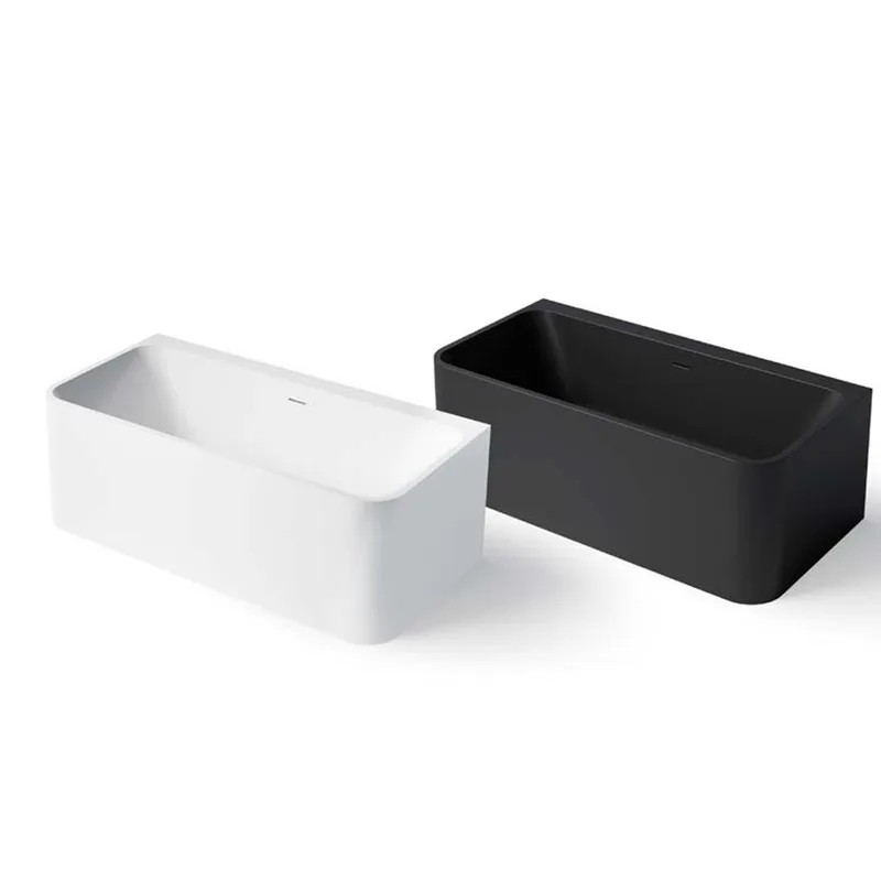 Z8665 Solid Surface Bathtub Blackish Green