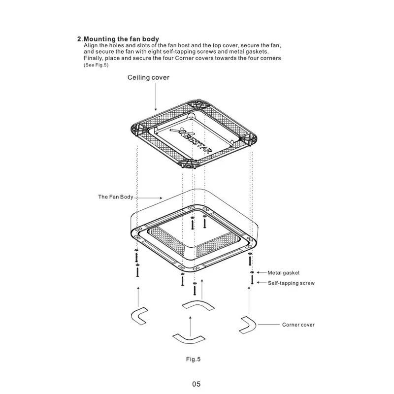Novel DC Ceiling Fan