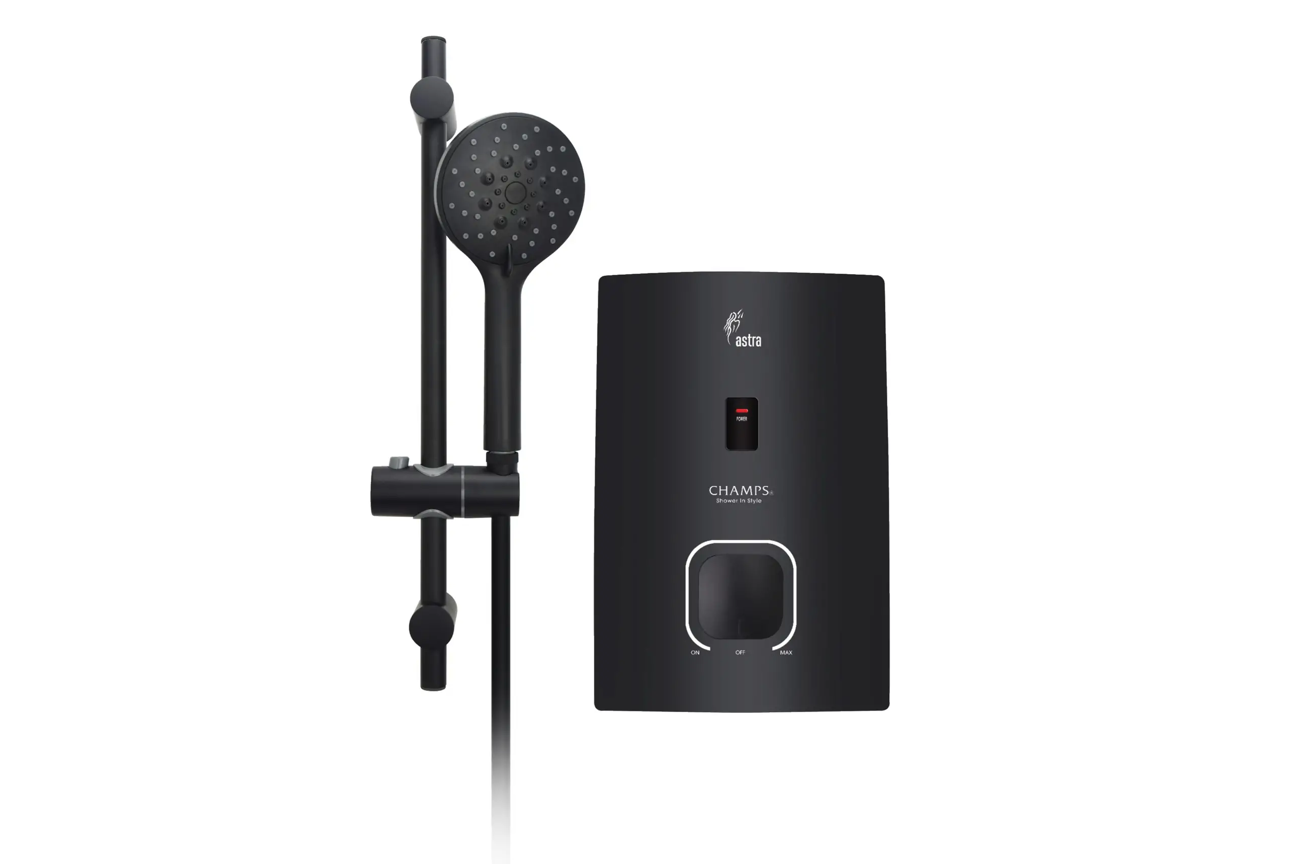 Champs Astra Instant Water Heater (Carbon Black)