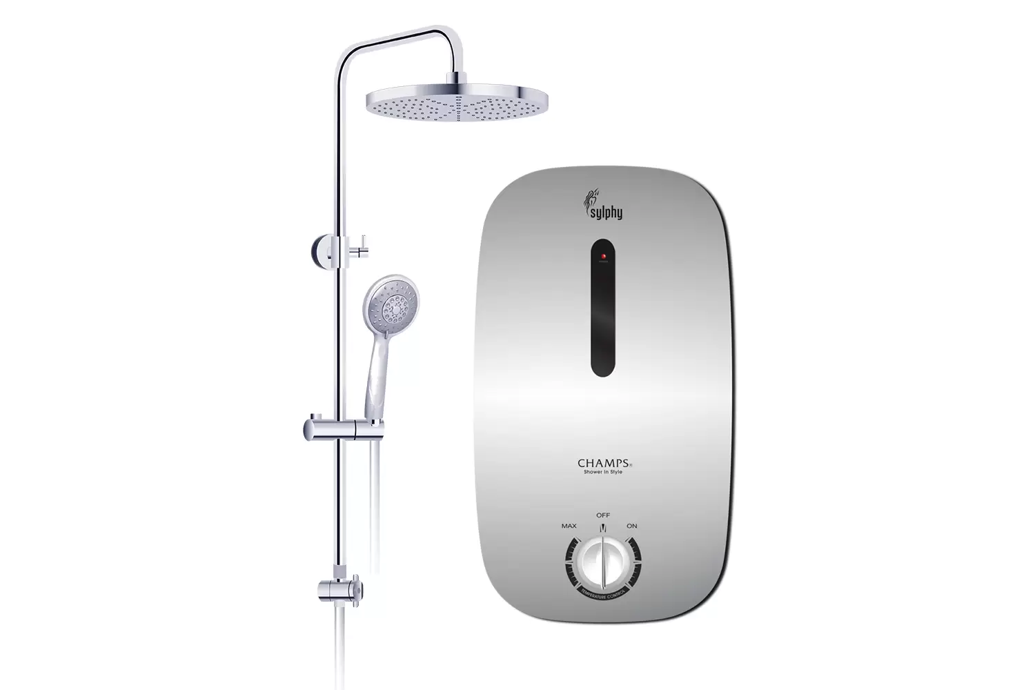 Champs Sylphy Instant Water Heater (Rain Shower Set)