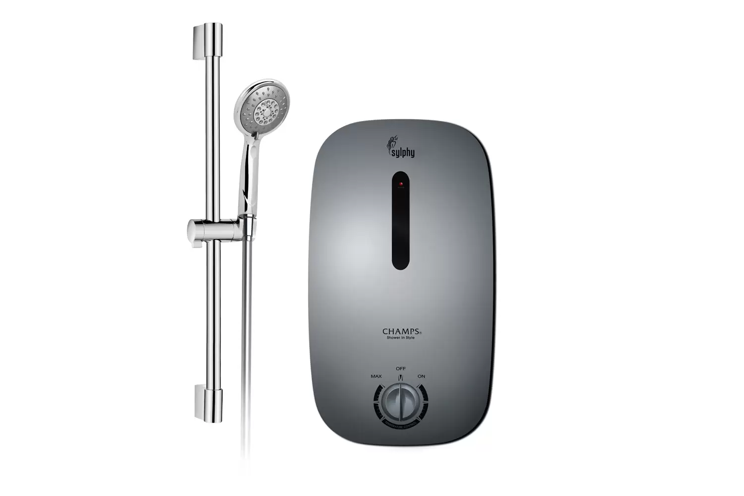 Champs Sylphy Instant Water Heater (Matt Grey)