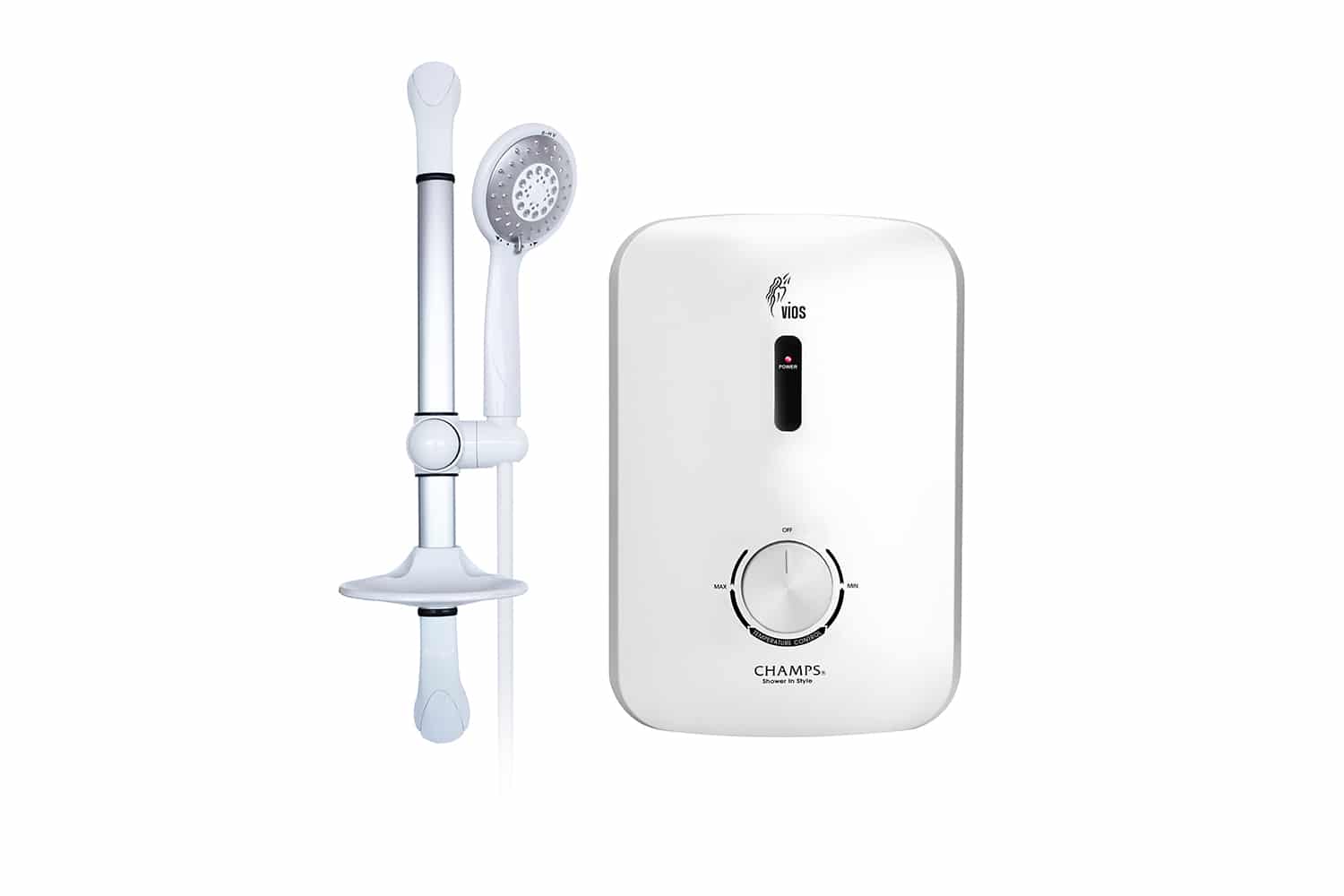 Champs Vios Instant Water Heater (White)